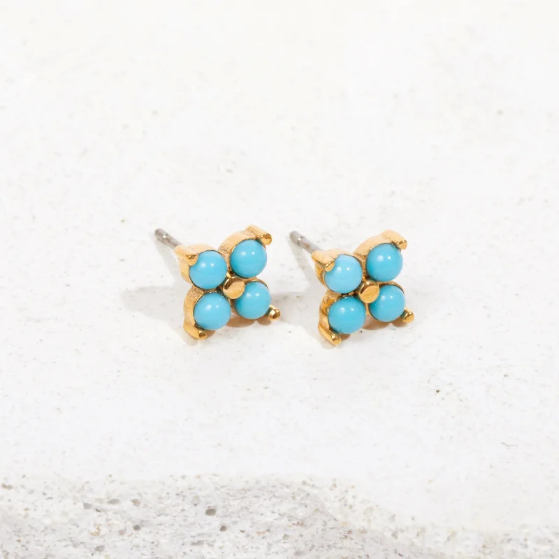 Simple Crystal Earrings-Emmaline Stud Earrings