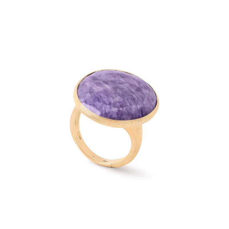 Marco Bicego Lunaria Charoite Cocktail Ring