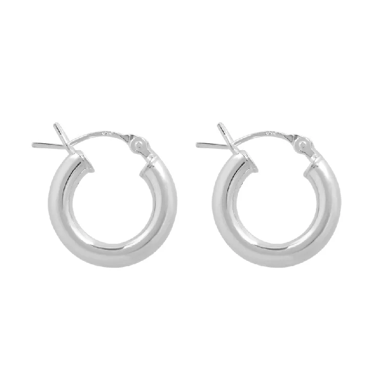 Tiny Stud Earrings-2720 - Classic Hoops - Small