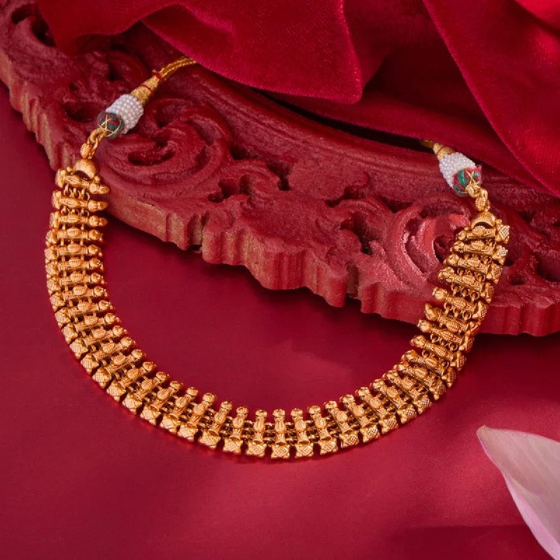 Chunky Gold Necklace-Antique Necklace 172681